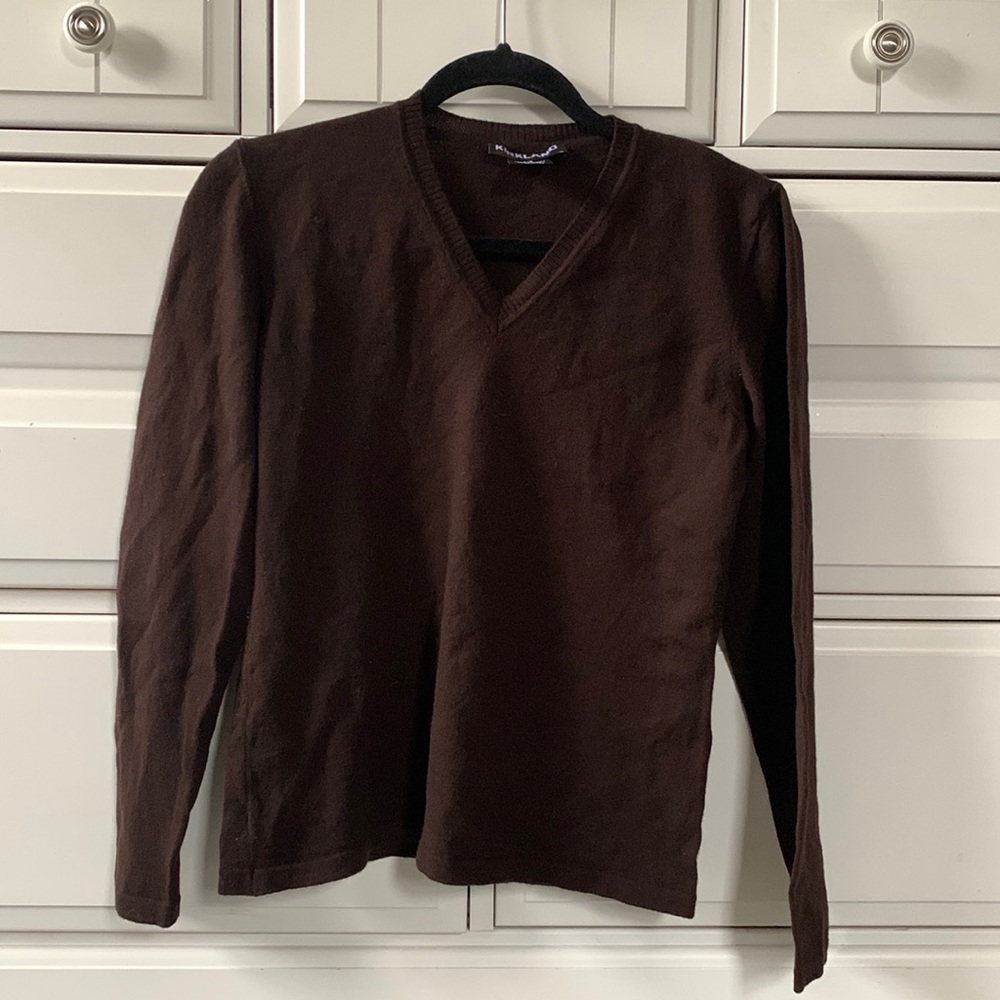 vintage kirkland v neck sweater